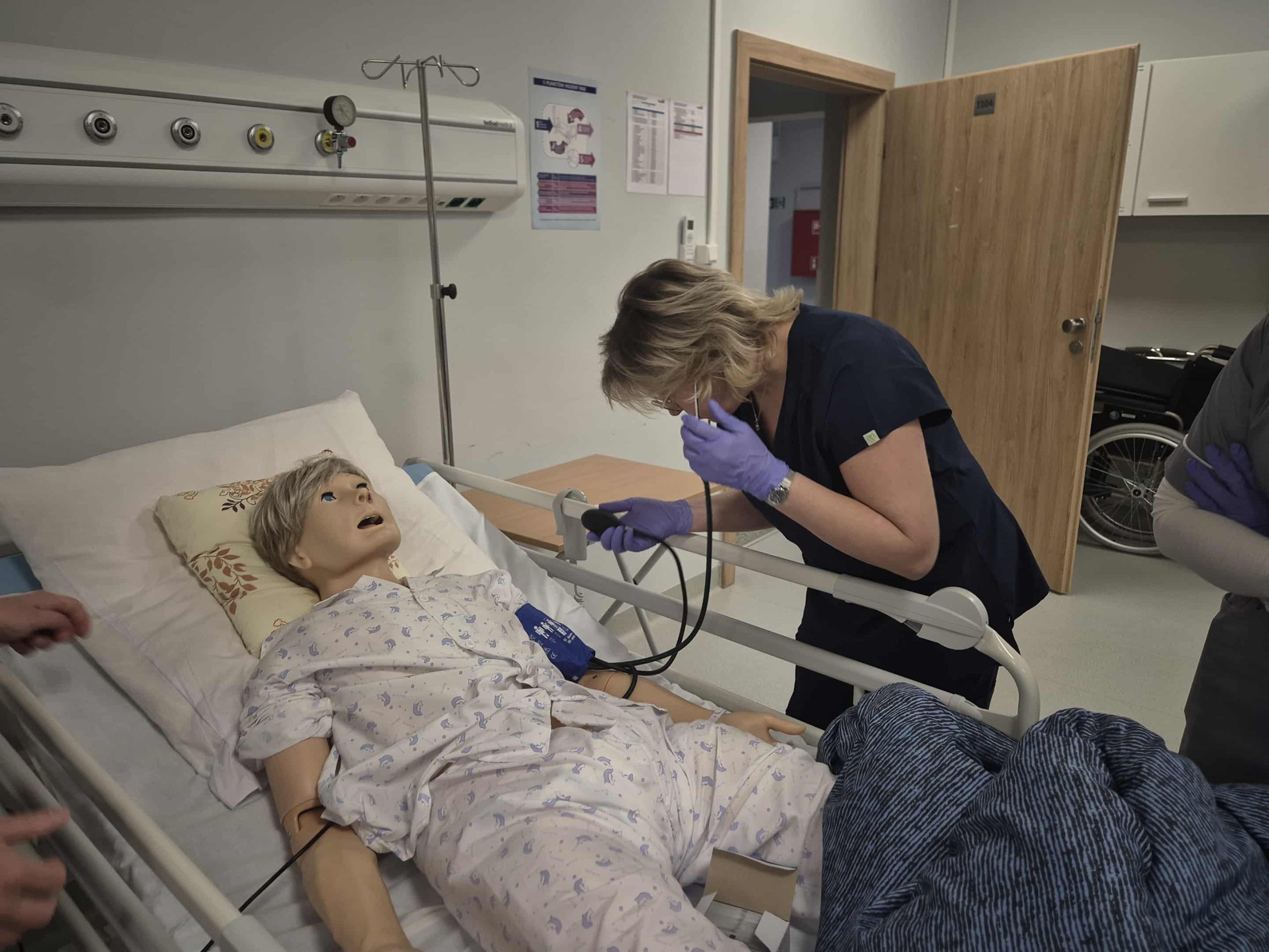 Wyjazd słuchaczy BSM do Centrum Symulacji Medycznej Toruńskiej Filii Wyższej Szkoły Gospodarki w Bydgoszczy