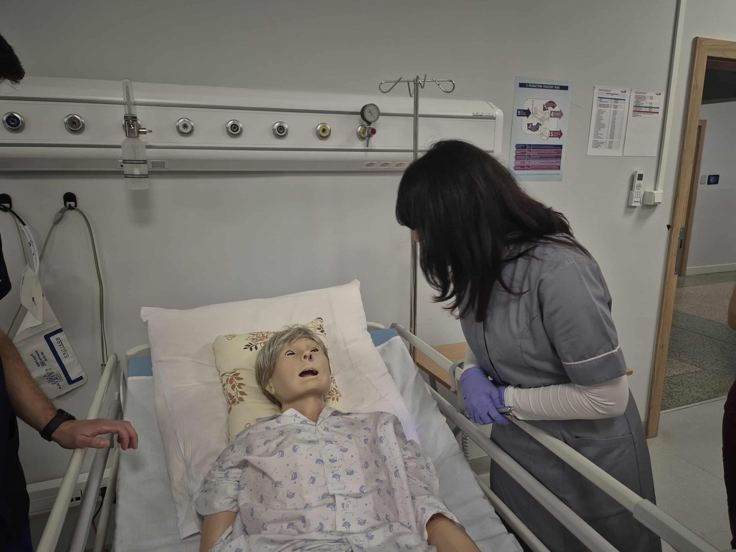 Wyjazd słuchaczy BSM do Centrum Symulacji Medycznej Toruńskiej Filii Wyższej Szkoły Gospodarki w Bydgoszczy